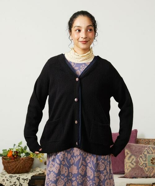 Jocomomola / ホコモモラ カーディガン・ボレロ | Peludo Vネックニットカーディガン | 詳細7