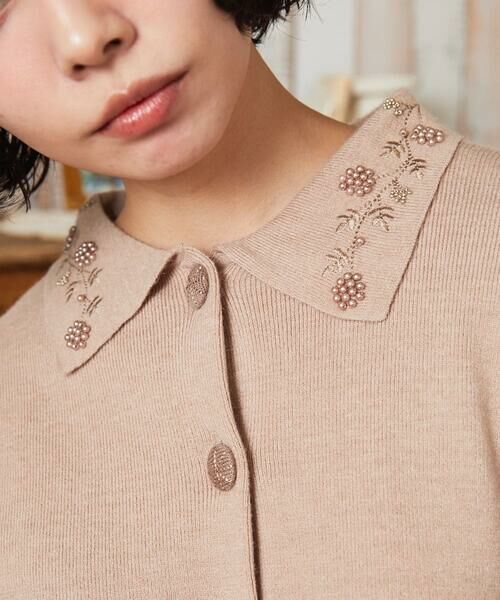 Jocomomola / ホコモモラ カーディガン・ボレロ | Tesoro フラワーモチーフニットカーディガン | 詳細13