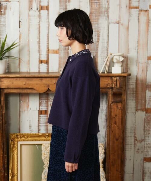 Jocomomola / ホコモモラ カーディガン・ボレロ | Tesoro フラワーモチーフニットカーディガン | 詳細20