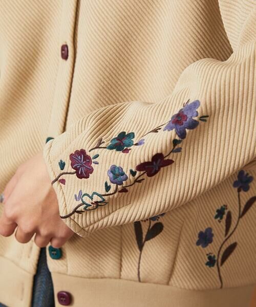 Jocomomola / ホコモモラ カーディガン・ボレロ | Florecer フラワー刺繍カットソーカーディガン | 詳細12