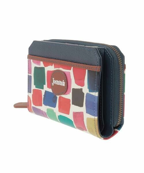 Jocomomola / ホコモモラ その他小物 | 配色アートデザイン二つ折り財布 | 詳細1