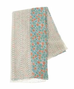 Jocomomola / ホコモモラ マフラー・ショール・スヌード・ストール | フラワーレースドッキングストール