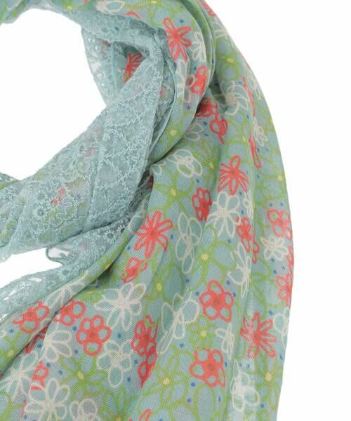Jocomomola / ホコモモラ マフラー・ショール・スヌード・ストール | フラワーレースドッキングストール | 詳細1