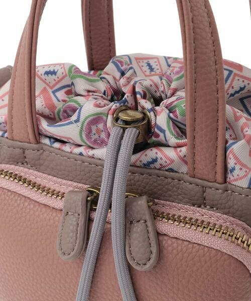 Jocomomola / ホコモモラ ショルダーバッグ | 【2WAY】配色デザインミニショルダーバッグ | 詳細4