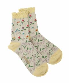 Jocomomola / ホコモモラ その他小物 | El galgoフラワージャカードソックス