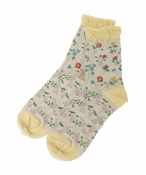 Jocomomola / ホコモモラ その他小物 | El galgoフラワージャカードソックス | 詳細1