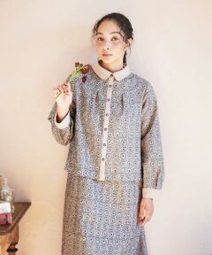 Jocomomola / ホコモモラ シャツ・ブラウス | Escudos 幾何調総刺繍ブラウス