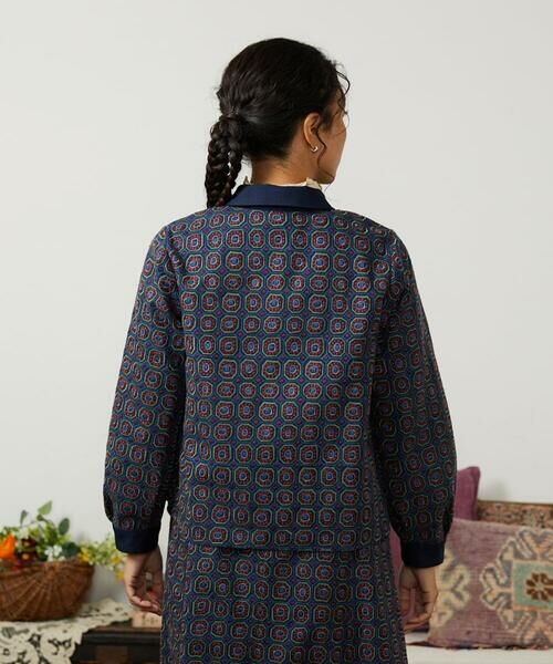 Jocomomola / ホコモモラ シャツ・ブラウス | Escudos 幾何調総刺繍ブラウス | 詳細4