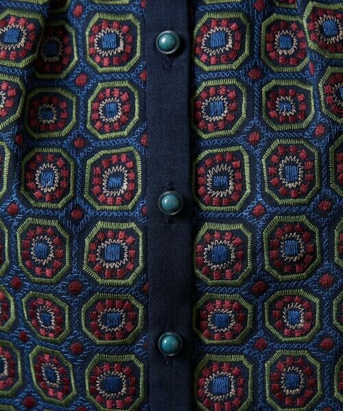 Jocomomola / ホコモモラ シャツ・ブラウス | Escudos 幾何調総刺繍ブラウス | 詳細6