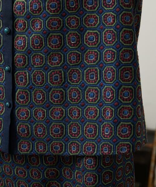 Jocomomola / ホコモモラ シャツ・ブラウス | Escudos 幾何調総刺繍ブラウス | 詳細8