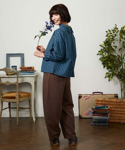 Jocomomola / ホコモモラ シャツ・ブラウス | 【2WAY】 Sillin ギンガムチェック オーバーブラウス | 詳細10