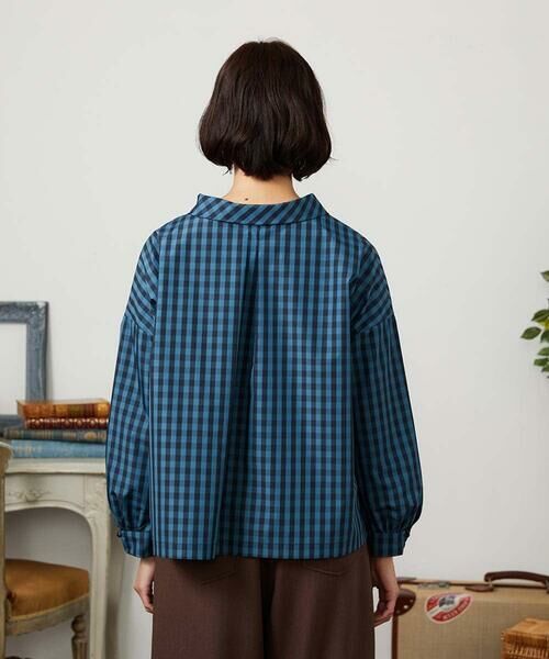 Jocomomola / ホコモモラ シャツ・ブラウス | 【2WAY】 Sillin ギンガムチェック オーバーブラウス | 詳細16