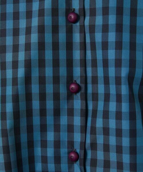 Jocomomola / ホコモモラ シャツ・ブラウス | 【2WAY】 Sillin ギンガムチェック オーバーブラウス | 詳細20