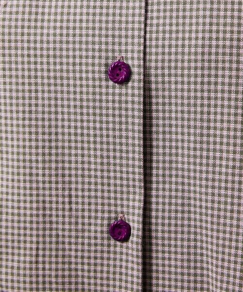 Jocomomola / ホコモモラ ロング・マキシ丈ワンピース | Flor pequena チェックフラワー刺繍ワンピース | 詳細4