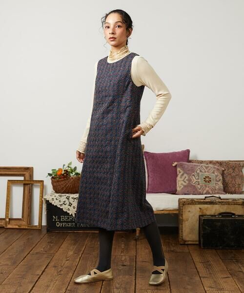 Jocomomola / ホコモモラ ロング・マキシ丈ワンピース | Escudos 幾何調総刺繍ワンピース | 詳細1