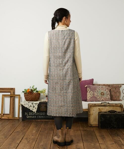 Jocomomola / ホコモモラ ロング・マキシ丈ワンピース | Escudos 幾何調総刺繍ワンピース | 詳細10