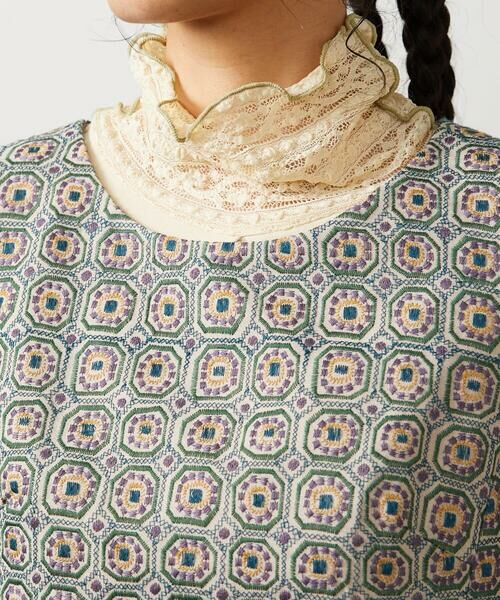 Jocomomola / ホコモモラ ロング・マキシ丈ワンピース | Escudos 幾何調総刺繍ワンピース | 詳細12