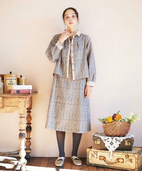 Jocomomola / ホコモモラ ロング・マキシ丈ワンピース | Escudos 幾何調総刺繍ワンピース | 詳細6