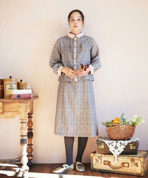 Jocomomola / ホコモモラ ロング・マキシ丈ワンピース | Escudos 幾何調総刺繍ワンピース | 詳細7