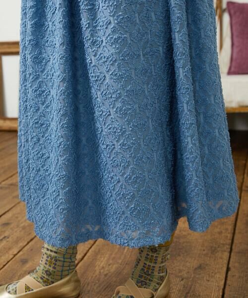 Jocomomola / ホコモモラ ロング・マキシ丈スカート | Flor de escudo ジャカードフレアスカート | 詳細10