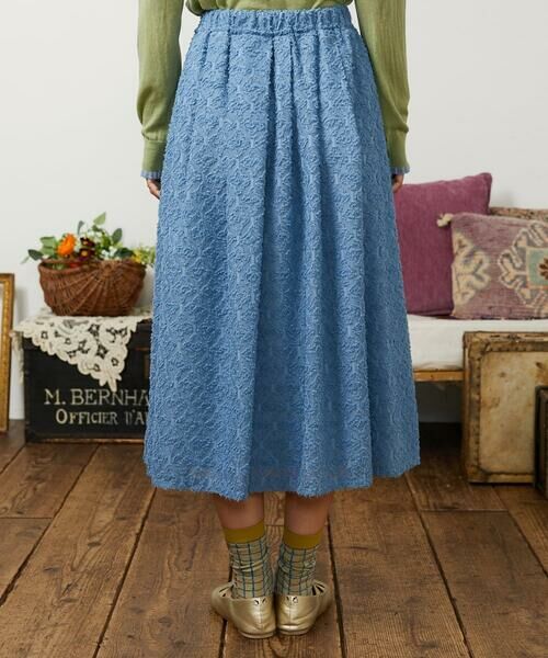 Jocomomola / ホコモモラ ロング・マキシ丈スカート | Flor de escudo ジャカードフレアスカート | 詳細7