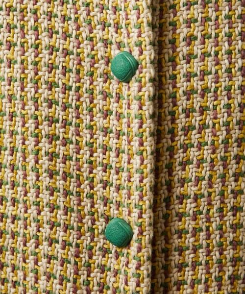 Jocomomola / ホコモモラ その他アウター | La escena inicial ジャカードハーフ丈コート | 詳細5