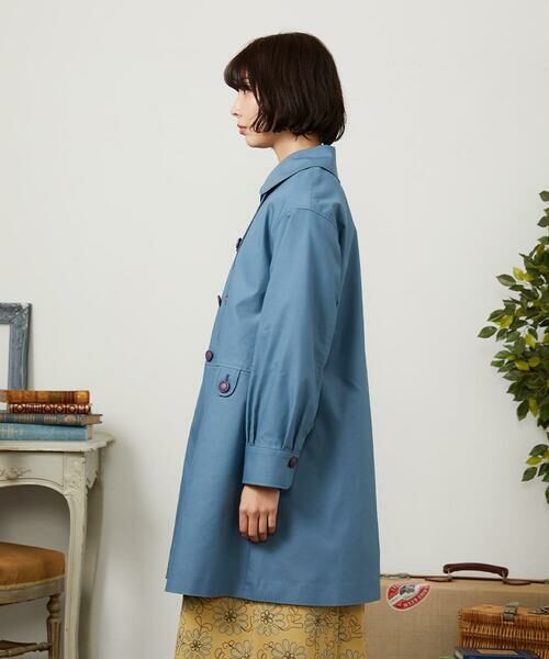 Jocomomola / ホコモモラ セットアップ | 裏地プリントロングコート | 詳細3