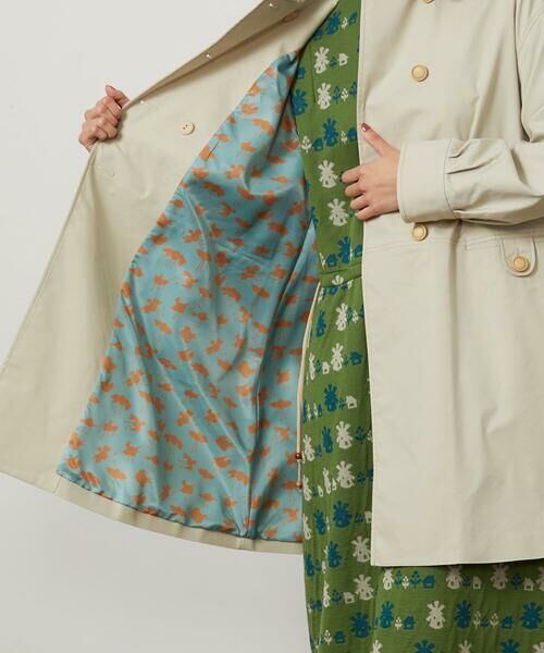 Jocomomola / ホコモモラ セットアップ | 裏地プリントロングコート | 詳細16