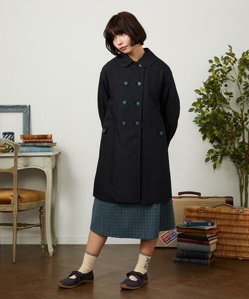 Jocomomola / ホコモモラ セットアップ | 裏地プリントロングコート | 詳細19