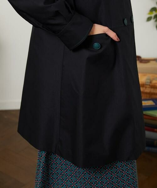 Jocomomola / ホコモモラ セットアップ | 裏地プリントロングコート | 詳細22