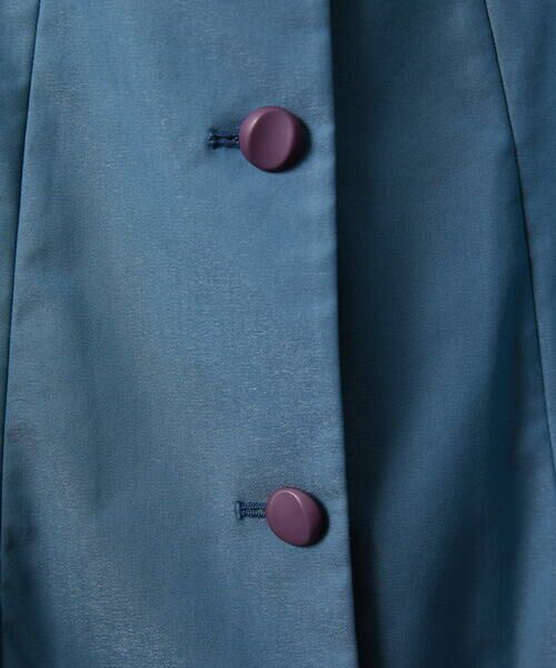 Jocomomola / ホコモモラ セットアップ | 裏地プリント  ノーカラーミドル丈コート | 詳細4