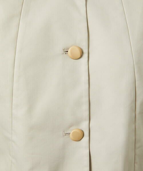 Jocomomola / ホコモモラ セットアップ | 裏地プリント  ノーカラーミドル丈コート | 詳細13