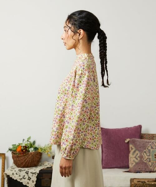 Jocomomola / ホコモモラ カットソー | Rocinante フラワープリント裏毛カットソー | 詳細1