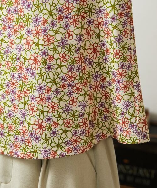 Jocomomola / ホコモモラ カットソー | Rocinante フラワープリント裏毛カットソー | 詳細5