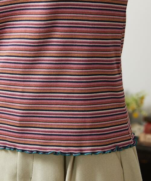 Jocomomola / ホコモモラ カットソー | Dentado ボーダーハイネックカットソー | 詳細5