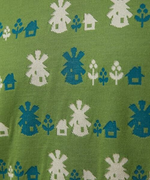 Jocomomola / ホコモモラ カットソー | Molino ロールカラーダブルジャカード総柄カットソー | 詳細4