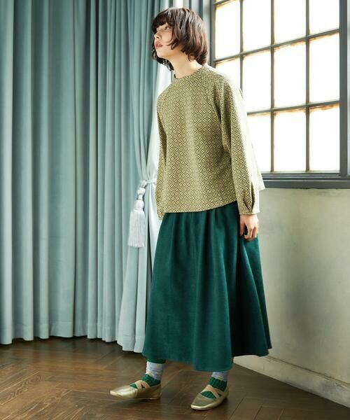 Jocomomola / ホコモモラ カットソー | Armadura de flores ジャカードカットソー | 詳細1