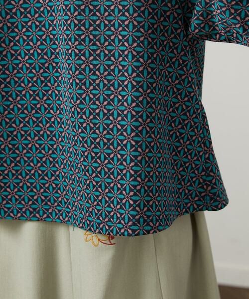 Jocomomola / ホコモモラ カットソー | Armadura de flores ジャカードカットソー | 詳細10