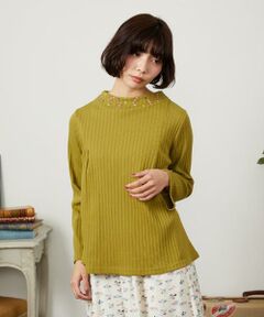 Jocomomola / ホコモモラ カットソー | 【2WAY】Tierras de cuitivo フラワー刺繍カットソー