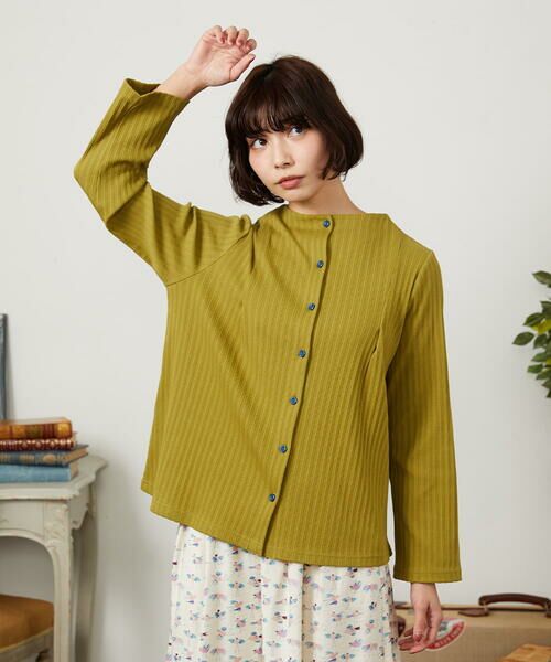 Jocomomola / ホコモモラ カットソー | 【2WAY】Tierras de cuitivo フラワー刺繍カットソー | 詳細1