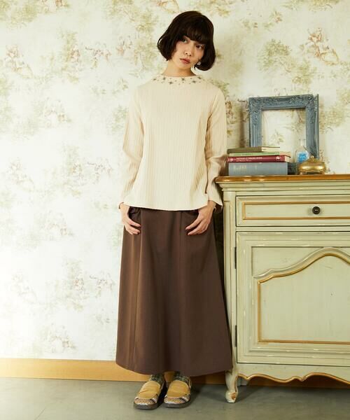 Jocomomola / ホコモモラ カットソー | 【2WAY】Tierras de cuitivo フラワー刺繍カットソー | 詳細12