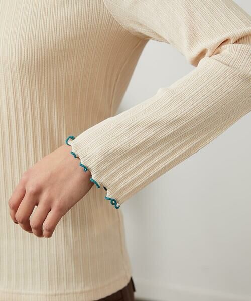 Jocomomola / ホコモモラ カットソー | 【2WAY】Tierras de cuitivo フラワー刺繍ハイネックカットソー | 詳細8