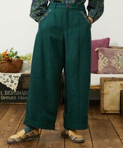 Jocomomola / ホコモモラ その他パンツ | Pradera ピーチ起毛ワイドパンツ