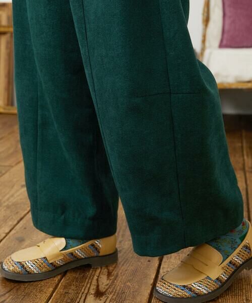 Jocomomola / ホコモモラ その他パンツ | Pradera ピーチ起毛ワイドパンツ | 詳細10