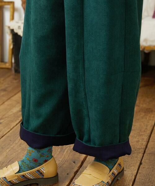 Jocomomola / ホコモモラ その他パンツ | Pradera ピーチ起毛ワイドパンツ | 詳細13