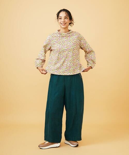 Jocomomola / ホコモモラ その他パンツ | Pradera ピーチ起毛ワイドパンツ | 詳細3