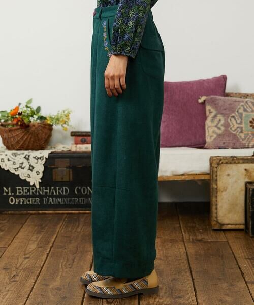 Jocomomola / ホコモモラ その他パンツ | Pradera ピーチ起毛ワイドパンツ | 詳細5