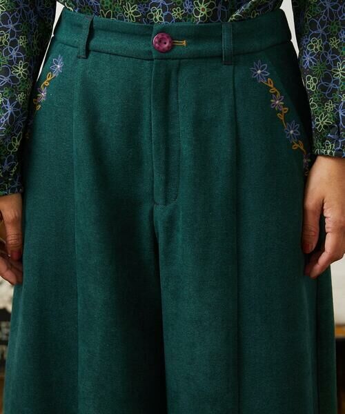 Jocomomola / ホコモモラ その他パンツ | Pradera ピーチ起毛ワイドパンツ | 詳細7