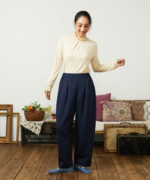 Jocomomola / ホコモモラ その他パンツ | ポンチストレッチパンツ | 詳細11