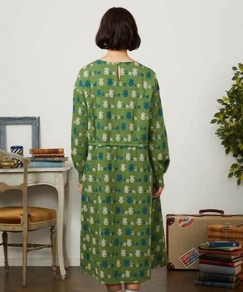 Jocomomola / ホコモモラ ロング・マキシ丈ワンピース | Molino ダブルジャカード総柄ワンピース | 詳細5